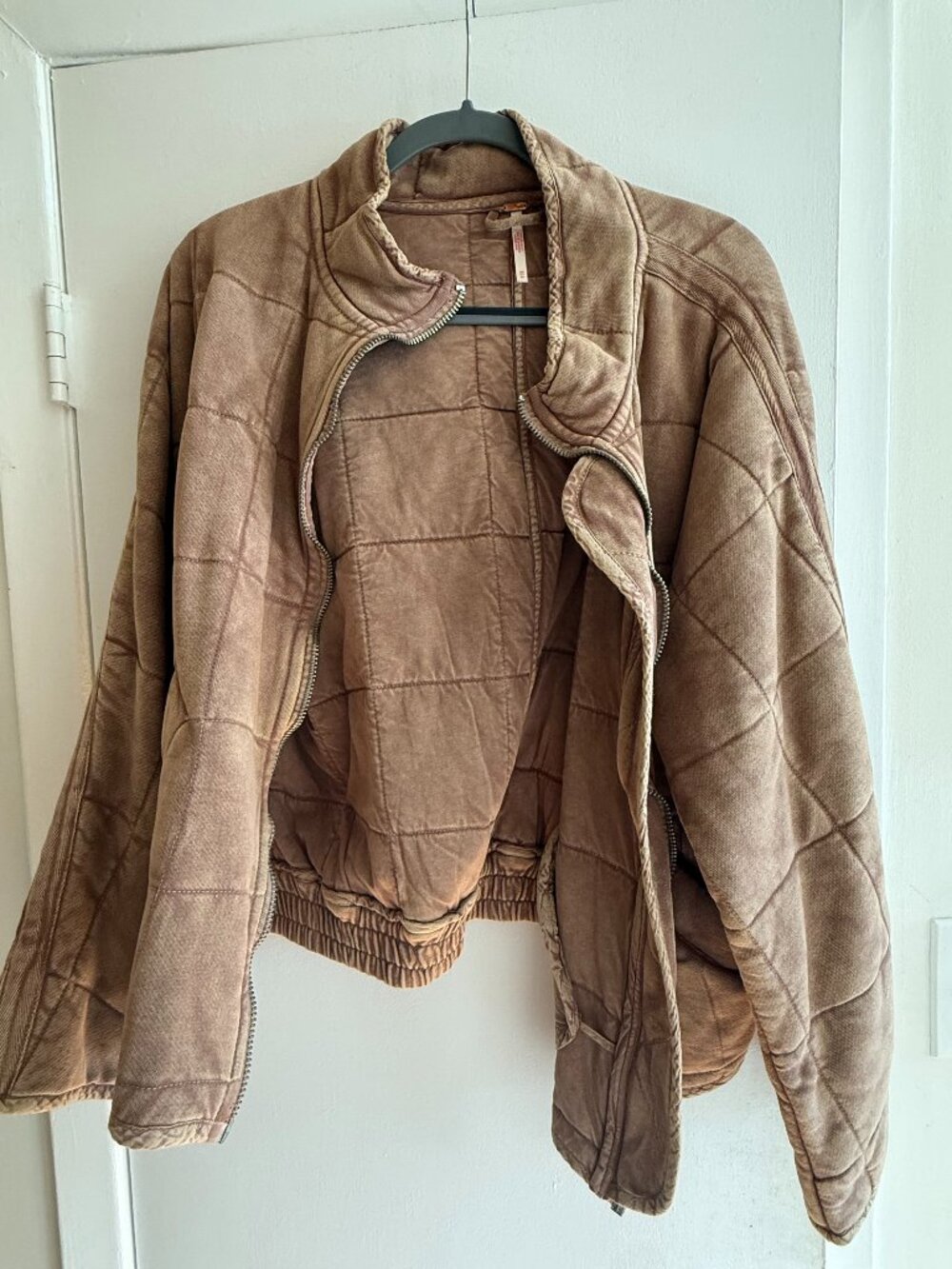 Free People Quilted Dolman Jacket